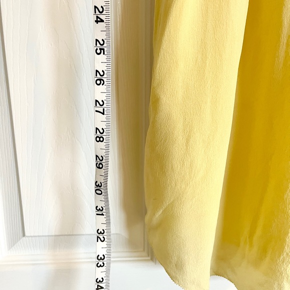 Aritzia Babaton Pale Yellow Silk Dress - Picture 7 of 9